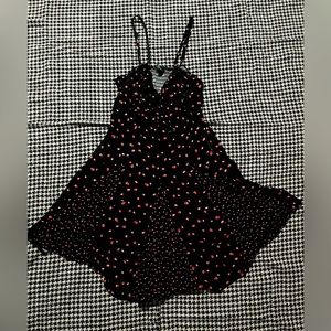 Wild Fable Black and Red Strawberry Dress.